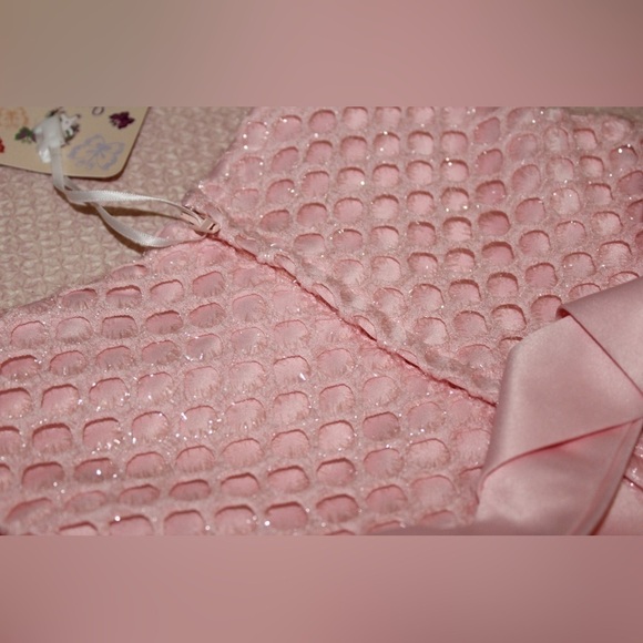 Jup’ Elle Pink 12 months Baby Girl Dress Formal Pageant BRAND NEW Party Dress - Picture 5 of 8